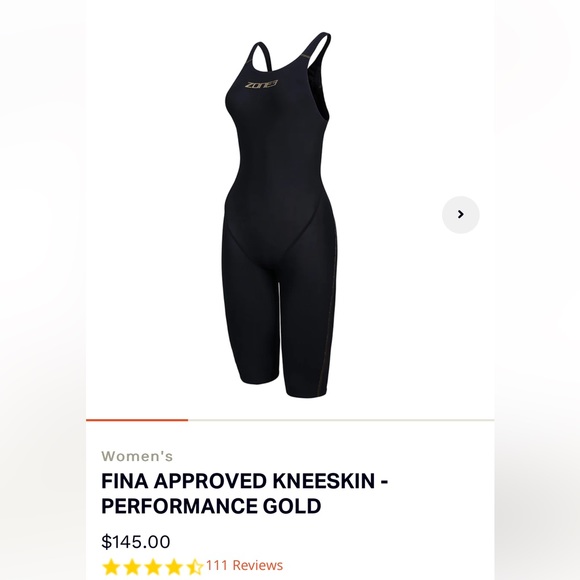 ZONE3 Fast Skin Competitive Swimming Tech Suit Size 28 - Picture 6 of 6